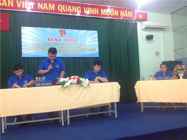Đại hội Đoàn viên Chi đoàn giáo viên nhiệm kỳ 2017-2018